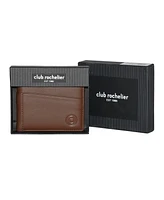 Club Rochelier Men's Slim Fold Wallet with Removable Id