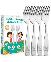 Zulay Kitchen Kids and Toddler Cutlery Set Designed For Self Feeding