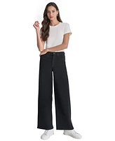 Dkny Jeans Women's High-Rise Wide-Leg