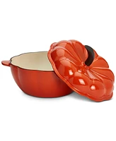 Denmark Tools for Cooks Enameled Cast Iron 2-Qt. Pumpkin Dutch Oven