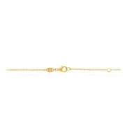 The Lovery Extra Large Gold Single Clover Necklace 14K Gold