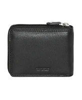 Club Rochelier Men's Zip Around Billfold Wallet