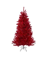 Northlight 6' Metallic Tinsel Artificial Christmas Tree - Unlit