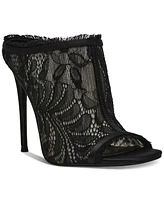 Steve Madden Women's Kourt Lace High Heel Dress Mules