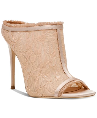 Steve Madden Women's Kourt Lace High Heel Dress Mules