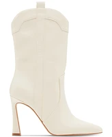 Madden Girl River Flare Heel Western Dress Booties