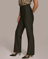 Donna Karan New York Women's Metallic Pinstripe Pants