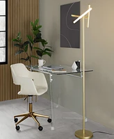 Lumisource 65" Metal Icicle Swivel Floor Lamp