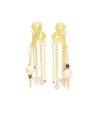 Nectar Nectar New York 18K Gold Plated Yara Dangle Earrings