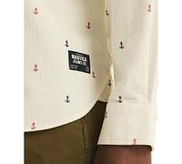 Nautica Men's Corduroy Printed Shirt