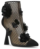 Betsey Johnson Women's Navey Embellished Dress Booties