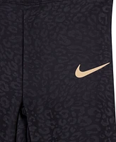 Nike Little Girls Swoosh Spirit Dri-fit Leggings, 2-Piece Set