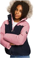 Tommy Hilfiger Big Girls Expedition Colorblock Puffer