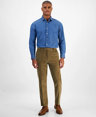 Tommy Hilfiger Men's Modern-Fit Solid Corduroy Pants