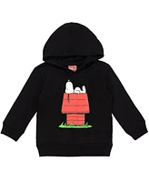 Peanuts Boys Snoopy Fleece Pullover Hoodie Toddler to Big Kid