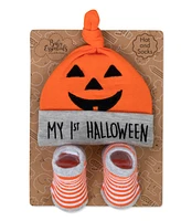 Baby Essentials Baby Boy My 1st Halloween Cap & Sock Set