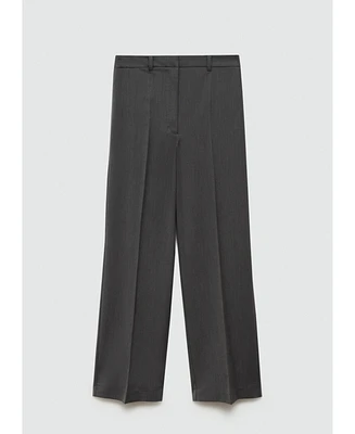 Mango Women's Pleat Straight Trousers