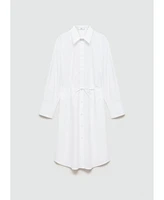 Mango Women's Bow Detail Long Shirt