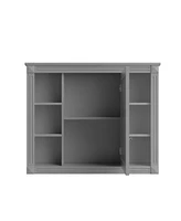 Slickblue Wall Mounted Bathroom Storage Cabinet Compact and Space-Saving Organizer for Small Bathrooms
