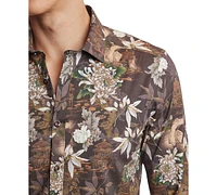 Paisley & Gray Men's Spread-Collar Floral Shirt