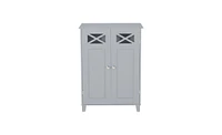 Slickblue Compact Bathroom Storage Cabinet with Shelves - Space-Saving Design for Small Bathrooms