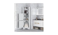 Slickblue Bathroom Corner Cabinet Space-Saving Organizer with Stylish Design