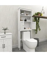 2-Tier Over-the-Toilet Rack – Space-Saving Bathroom Storage Shelf for Extra Organization