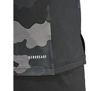 adidas Men's Aeroready Camo-Print Short-Sleeve T-Shirt