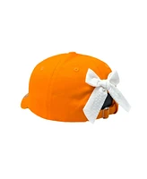 Bits & Bows Girls' Officially Licensed University of Tennessee Bow Baseball Hat