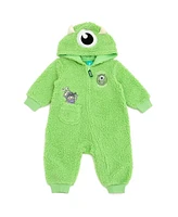 Monsters Inc. Baby Boys Zip Up Cosplay Coverall Cozy Sherpa