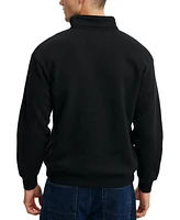 Cotton On Men's Graphic 1/4 Zip Fleece Sweatshirt