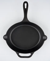 Victoria Cast Iron 10" Skillet with Helper Handle