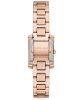 Michael Kors Women's Emery Three-Hand Rose Gold-Tone Stainless Steel Watch 22mm