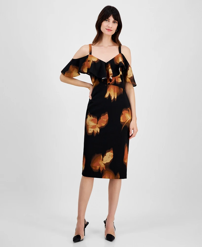 Rachel Roy Marcella Off-The-Shoulder Dress