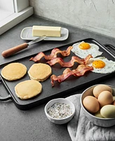 GreenPan X Bobby Flay Reversible Cast Iron 11" x 16.5" Grill Griddle