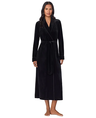 Lauren Ralph Women's Velvet Shawl-Collar Robe