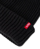 Levi's Men's Ribbed-Knit Cropped Beanie