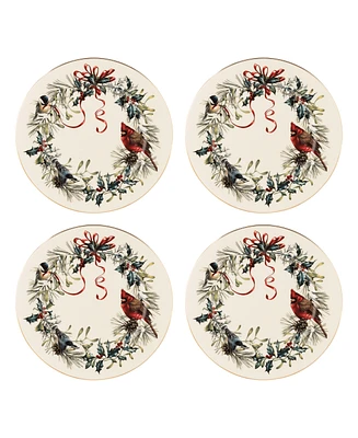 Lenox Winter Greetings Dinner Plates, Set of 4