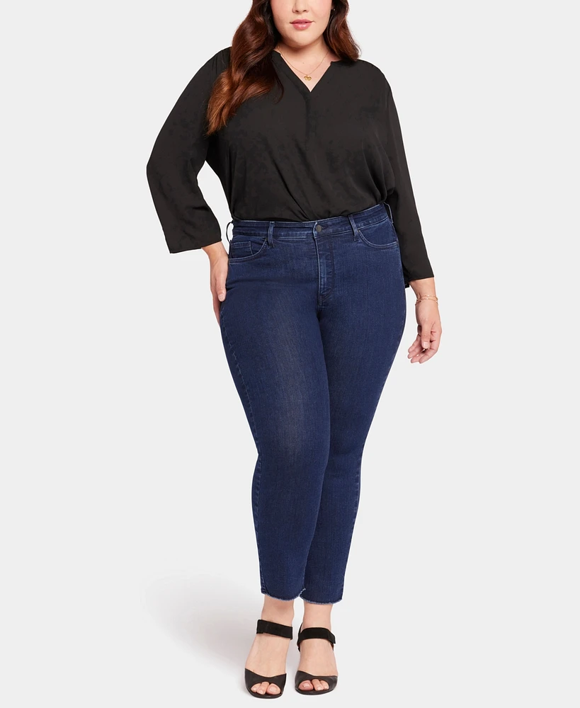 Nydj Plus Sheri Slim Ankle Jeans