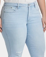 Nydj Plus Stella Tapered Ankle Jeans