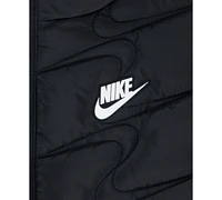 Nike Toddler Boys Swoosh Quilted Hooded Jacket