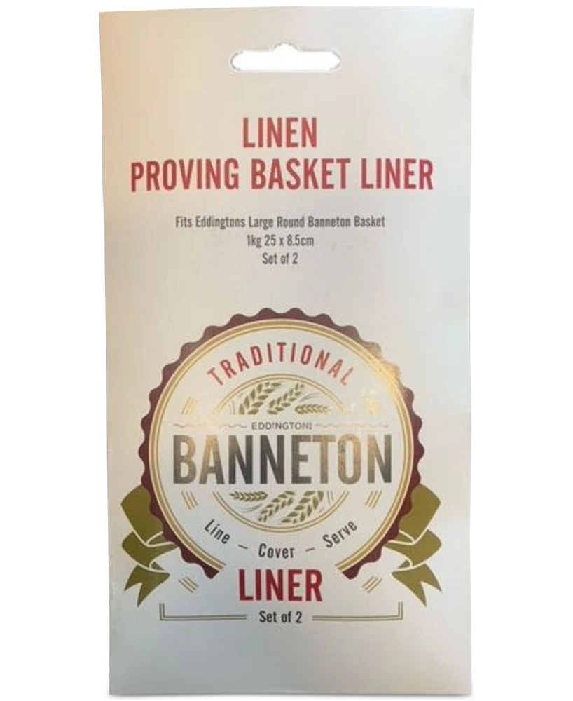 Banneton Set of 2 Large Proving Basket Liners