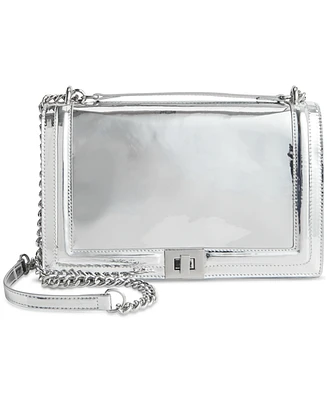 I.n.c. International Concepts Ajae Flap Small Metallic Specchio Shoulder Bag, Created for Macy's