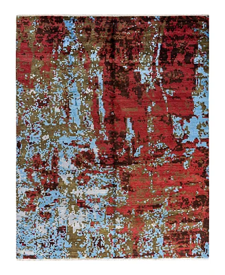 Adorn Hand Woven Rugs Indian Ooak M6981 8'1''x10' Area Rug