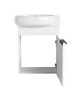 Slickblue Bathroom Vanity with Sink & Soft-Close Doors for Quiet, Modern Design