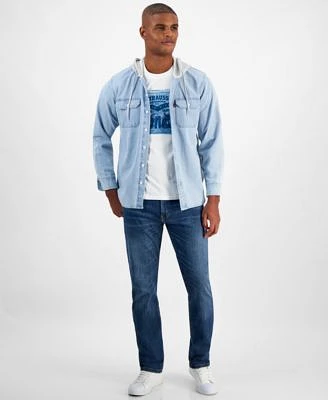 Levis 559 Stretch Jeans Logo Graphic T Shirt Hooded Denim Shirt Jacket