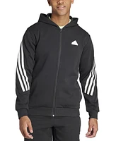 adidas Men's The Future Icons 3 Stripes Full-Zip Hoodie