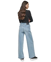 Dkny Jeans Women's High-Rise Wide-Leg