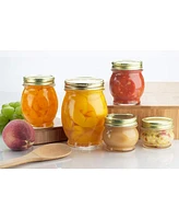 Amici Home Orto Canning Preserving Jar, Set of 6 - 27.5 Oz