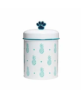 Amici Pet Pineapple Metal Canister - Set of 2